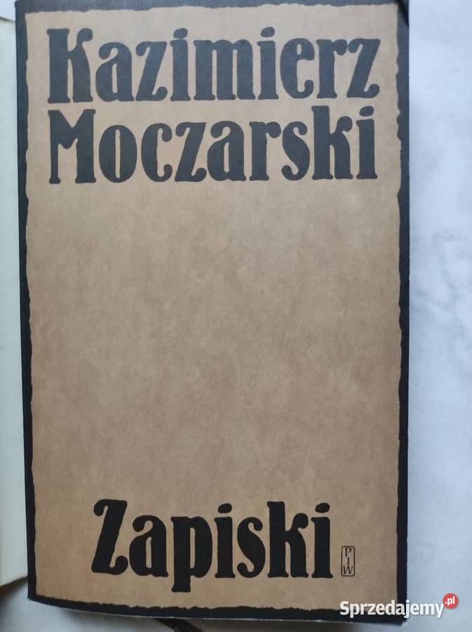 Zapiski Kazimierz Moczarski twarda z obwolutą Książki i Podręczniki świętokrzyskie Kielce