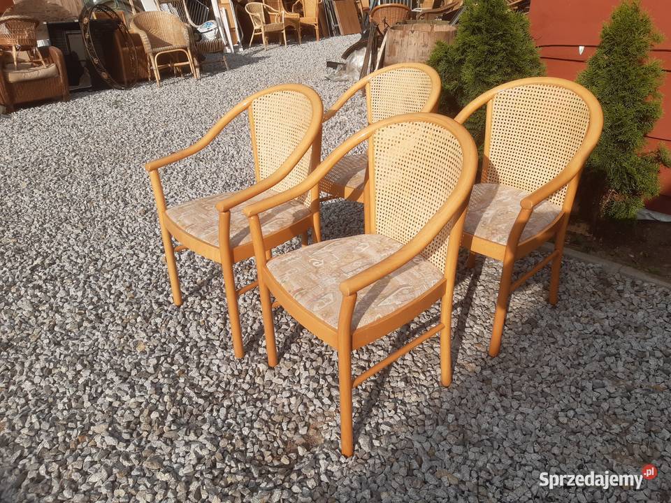 Sliczne fotele rattanowe duży wybór 105cm Milicz sprzedam