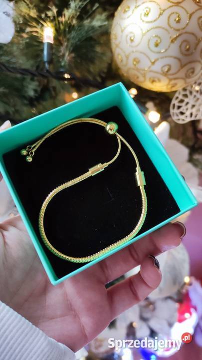 Bransoletka ZŁOTA modułowa regulowana charmsy mazowieckie Warszawa
