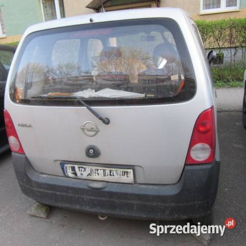 Opel Agila 2003r 10 srebrny metalic rejestracja śląskie Ruda Śląska sprzedam