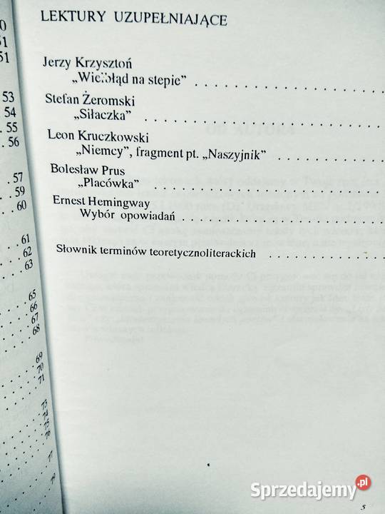 Opracowanie lektur szkolnych 8 polski mazowieckie Warszawa