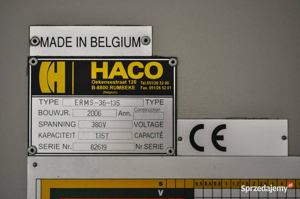 Prasa krawędziowa HACO Produkcja Lębork