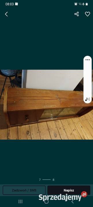 Nadstawka gora kredensu debowa prl Pozostałe pomorskie Gdańsk