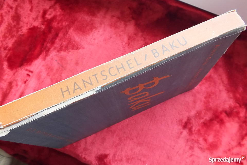 Stara książka historyczno geograficzna Baku z Żary