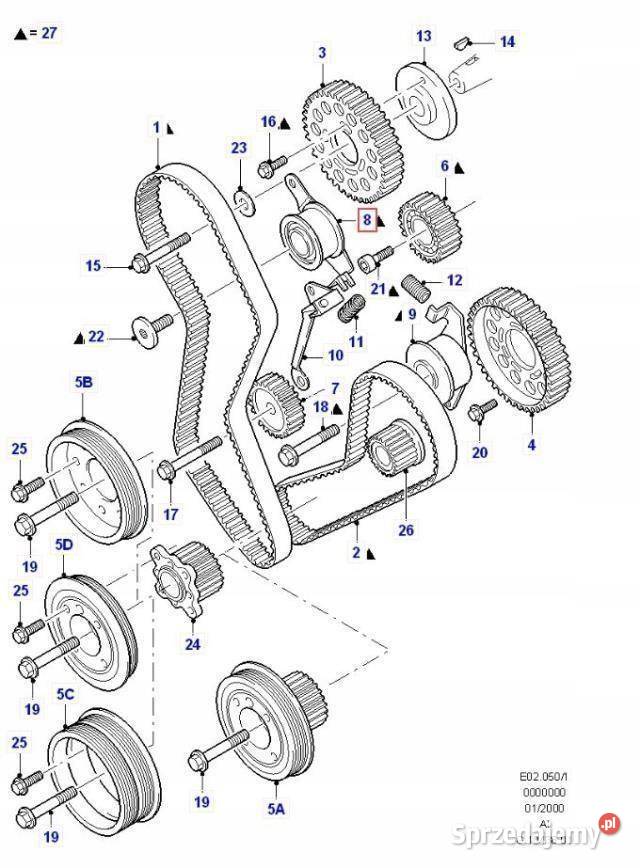 ROLKA NAPINACZA FORD ESCORT MK7 FIESTA MONDEO 18 lubelskie sprzedam