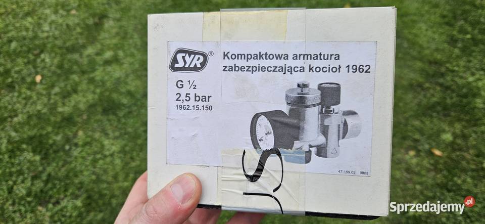 Kompaktowa armatura zabezpieczająca kocioł 1962 podkarpackie Nisko
