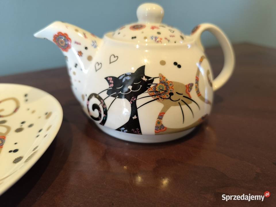 Piękny unikalny zestaw porcelany do kawy herbaty