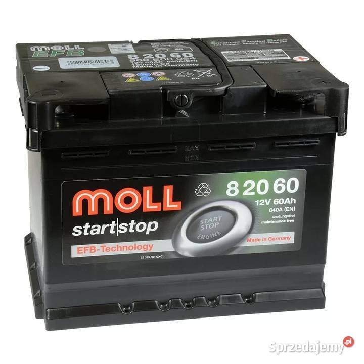 Akumulator Moll StartStop EFB 64Ah 620A Zwoleń