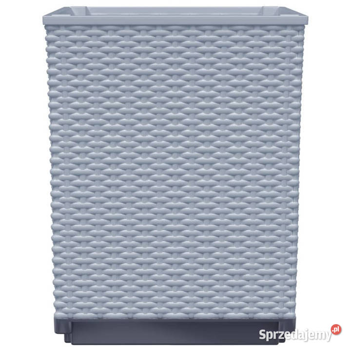 Donice 2 jasnoszare 30x30x37 polipropylen Warszawa sprzedam