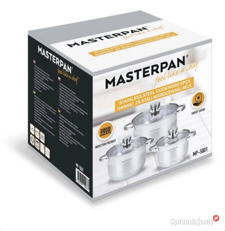 99 Garnki nierdzewne Masterpan śląskie Zabrze sprzedam