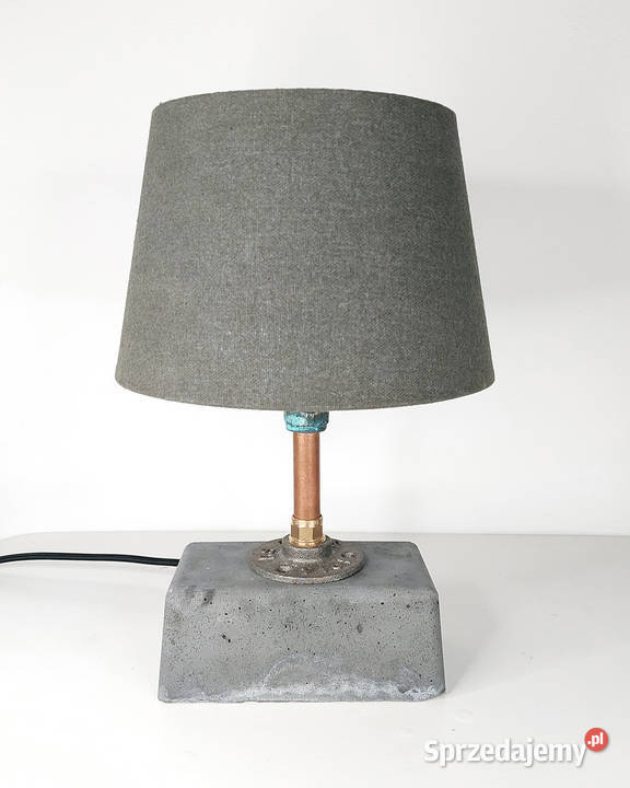Lampka nocna beton abażur sprzedam
