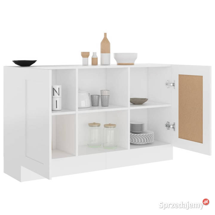 Szafka biała 80x40x75 materiał drewnopochodny Pozostałe