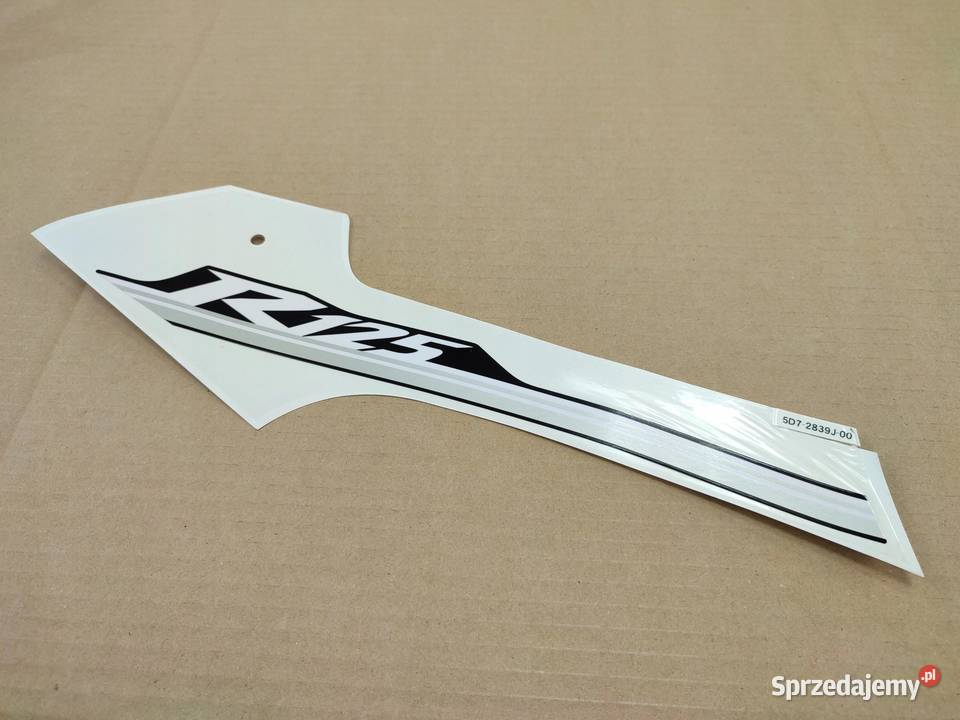 NAKLEJKA R 125 NA PRAWY BOCZEK YAMAHA YZFR 125 lubelskie