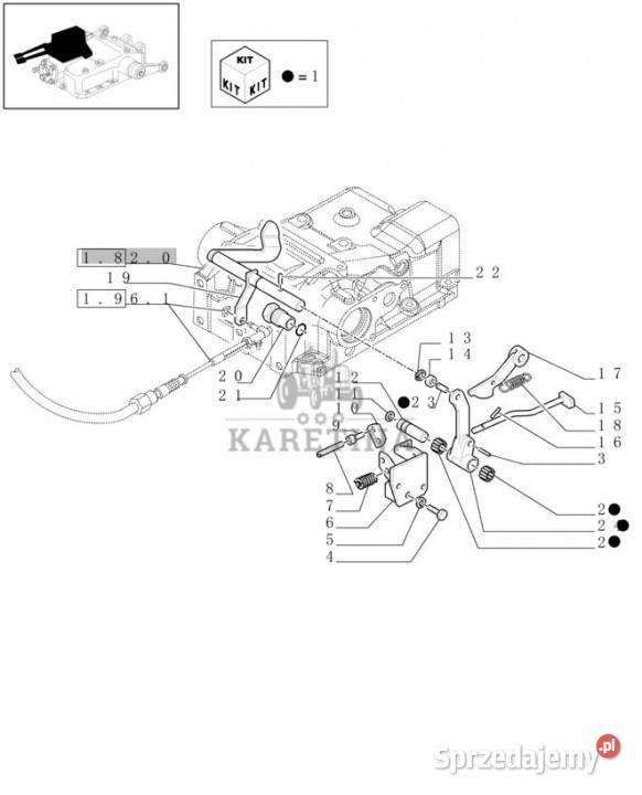 Holland T6010 T6090 T6070 Ogniwo spinające