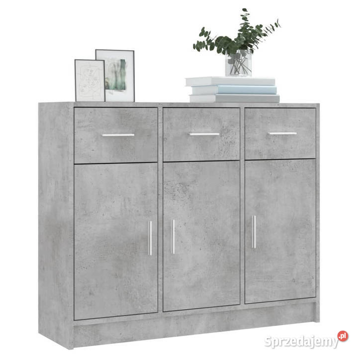 Szafka szarość betonu 91x28x75 materiał Warszawa