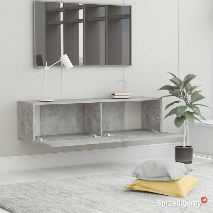 Szafka pod telewizor szarość betonu 120x30x30 Warszawa