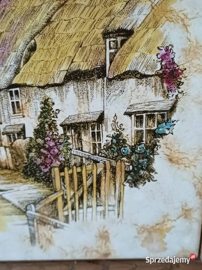 vintage obrazy na kaflu