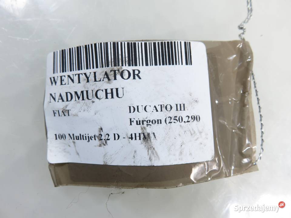 DMUCHAWA FIAT DUCATO III 168330100 małopolskie sprzedam