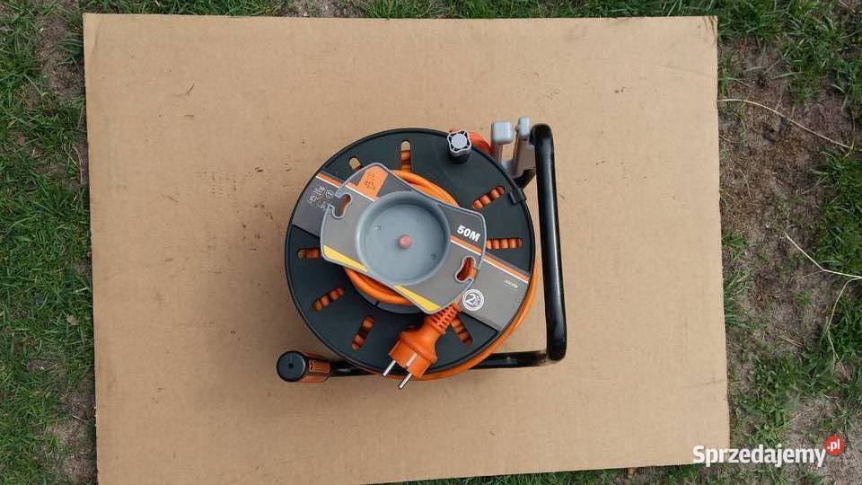 Przedłużacz bębnowy 50m 3x15mm 3000w