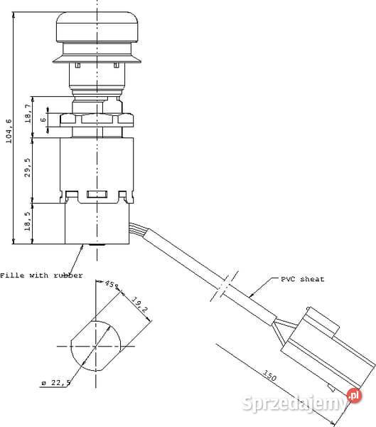 Przełącznik wału odbioru mocy 23136000 sprzedam