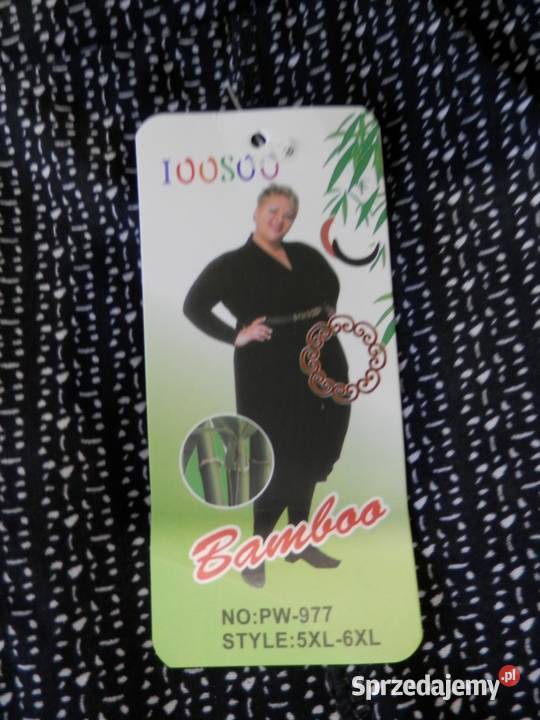 Legginsy Bambusowe Czarne Modelujące Getry Nowe podlaskie Łomża