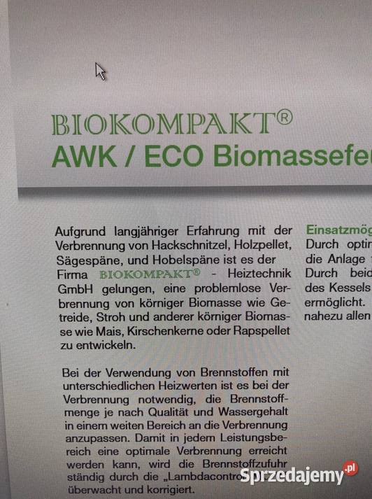 TANIE GRZANIE 1245 kw Zrębka Trociny Pellet i Piece i kominki lubuskie Kożuchów