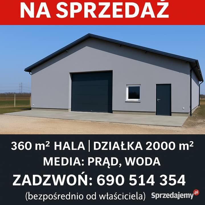 Sprzedam nieruchomość z działką 2000m2 od ulicy