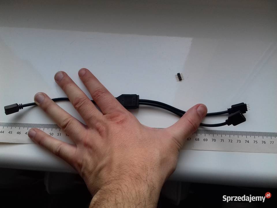 Kabel rozdzielacz na dwa łącznik do LED ARGB 12V Bydgoszcz