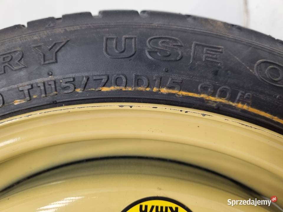 KOŁO DOJAZDOWE Mazda 6 5 Dojazdówka 11570 R15 Koła lubelskie Chełm