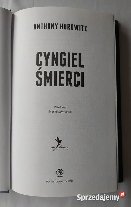 CYNGIEL ŚMIERCI Anthony Horowitz literatura piękna - proza zagraniczna Kultura i Rozrywka Hajnówka