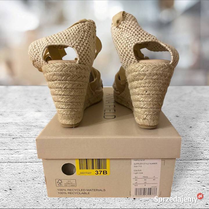 Nowe i oryginalne espadryle Anna Field dolnośląskie Bolesławiec sprzedam