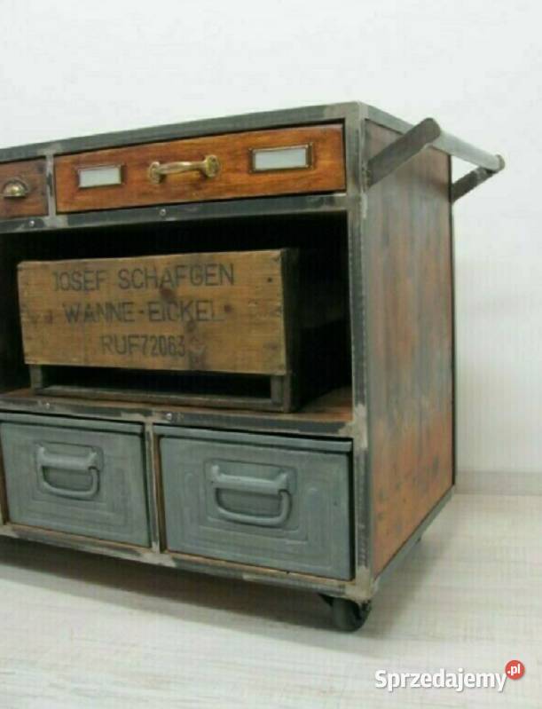 Komoda industrialnabarek szafka loftMeble loft mazowieckie Warszawa sprzedam