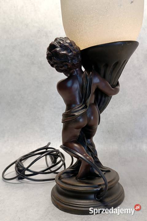 Lampa stołowa z Cherubinem Putto Amorek Aniołek Rzeszów sprzedam