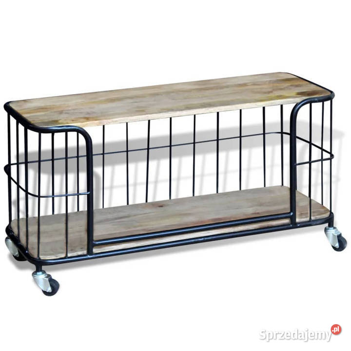 Szafka pod TV drewno mango 100x40x45 WM243301