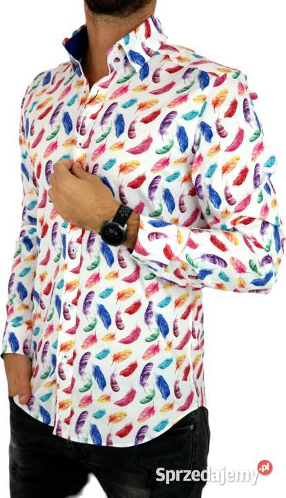 GIOVANNI PERA Koszula Męska K005 Biała PIÓRA Moda i Styl wielkopolskie Ostrów Wielkopolski