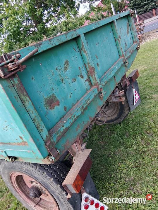 Przyczepa rolnicza d46 sztywna Brodnica