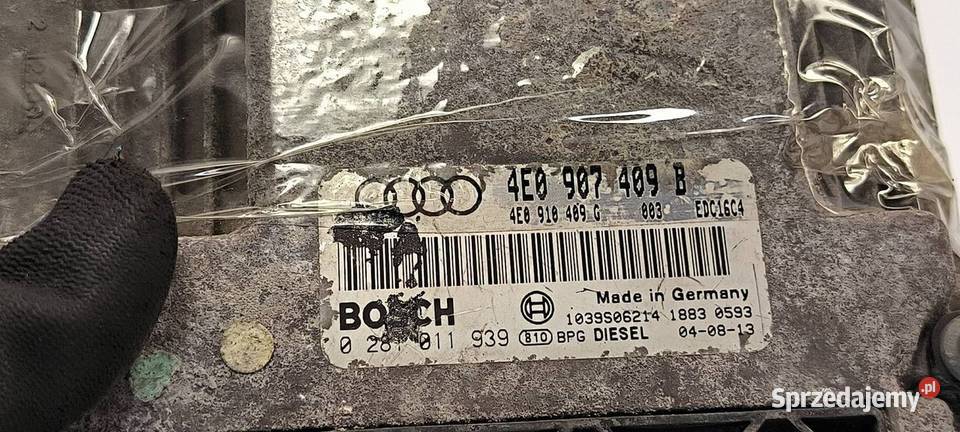 KOMPUTER AUDI A8 D3 4E0907409B Lipno