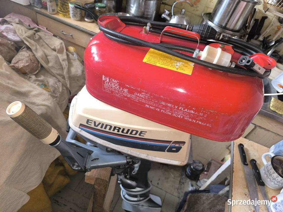 silnik zaburtowy EVINRUDE 6 zbiornik i linia Pozostałe Ostrowiec Świętokrzyski