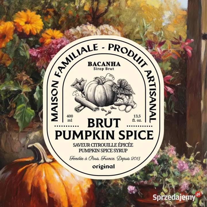 Syrop Bacanha o smaku dyni Pumpkin Spice ze Warszawa