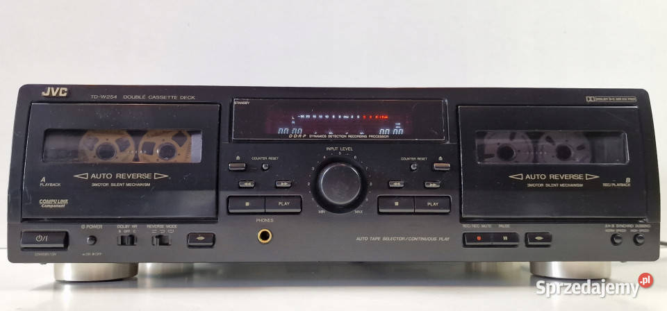 Magnetofon catette deck JVC TD W 254 TDW254 Międzychód sprzedam