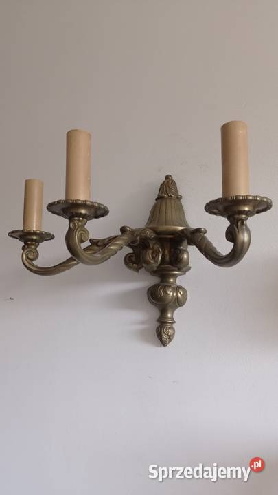 Stare mosiężne kinkiety klinkiety Pozostałe kujawsko-pomorskie Włocławek