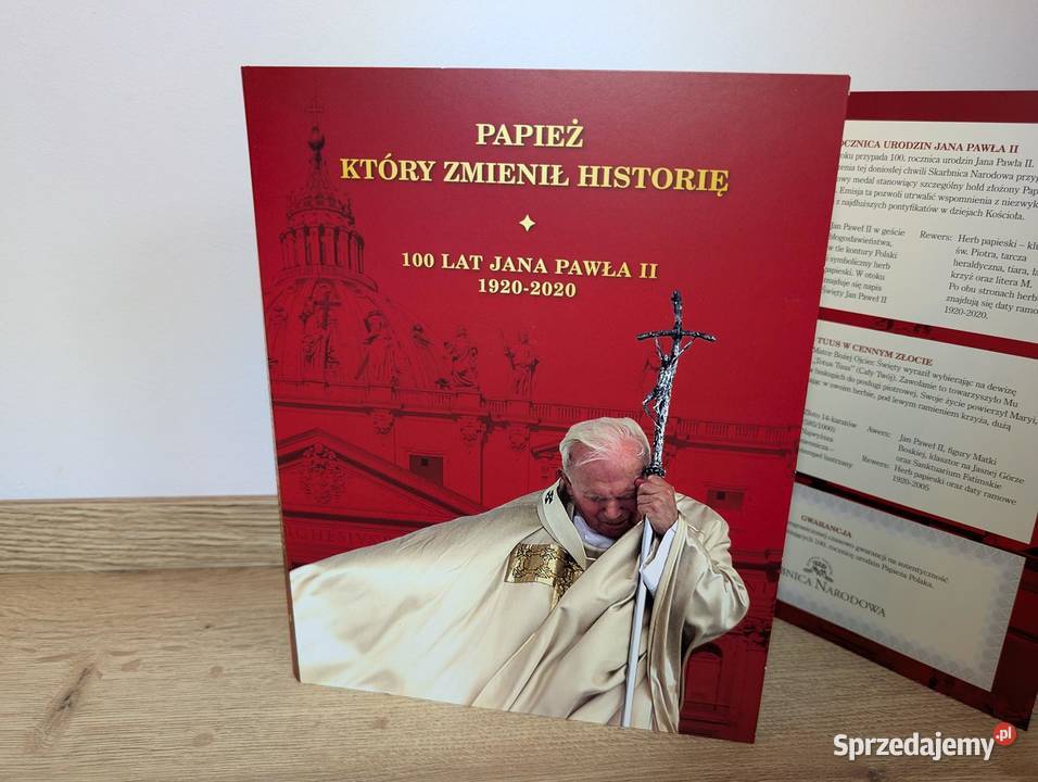 Folder Klaser na medale 100 Rocznica Urodzin Numizmatyka wielkopolskie Piła