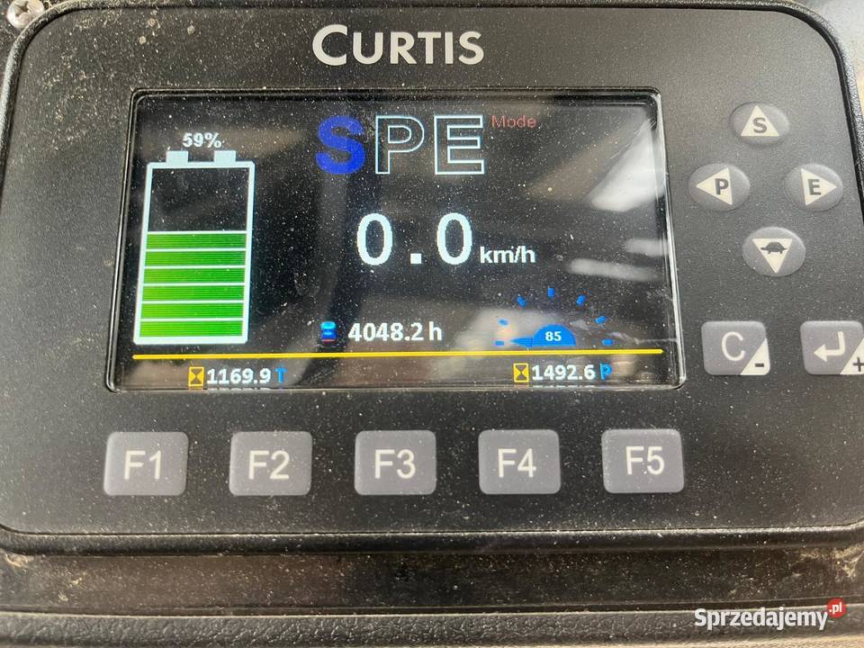 OKAZJA Wózek Widłowy Elektryczny HANGCHA CPD15 Orzechowo