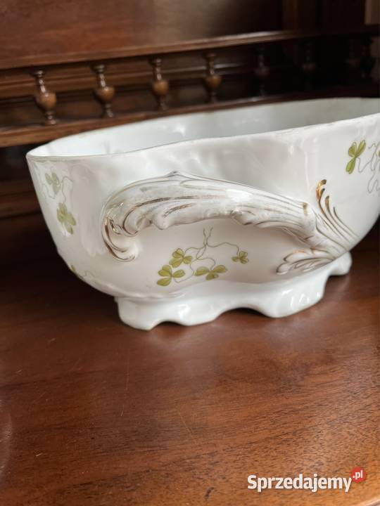 Waza wielka pokrywka PP Porsgrund Norge Secesja