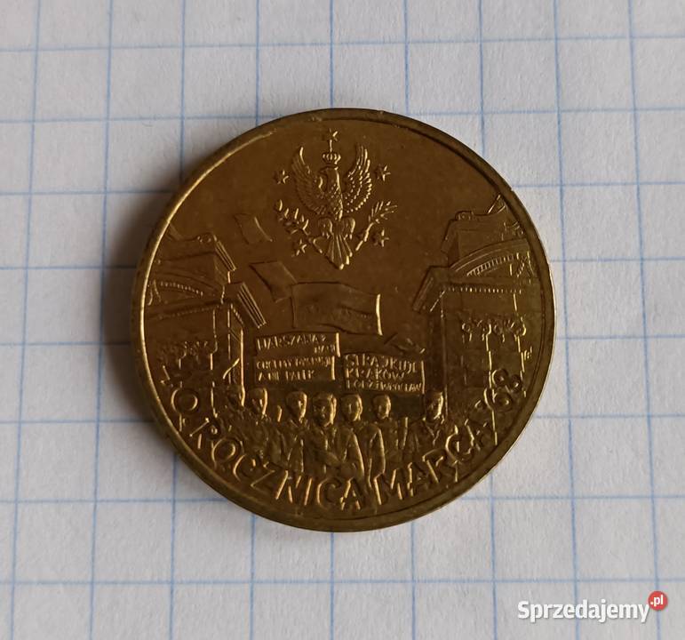 2 ZŁOTE 2008 40 ROCZNICA MARCA 68 Piszczac sprzedam
