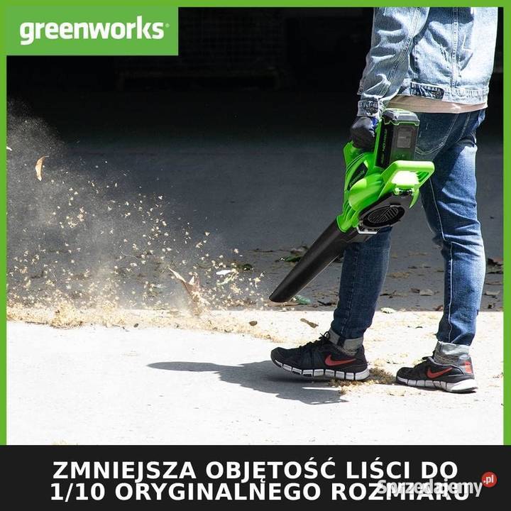 Dmuchawa odkurzacz akumulatorowy do liści Jadowniki
