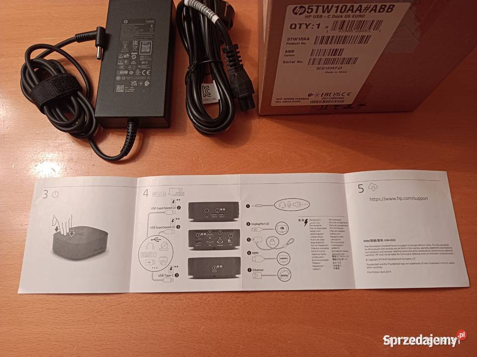 Stacja dokująca HP USBC Dock G5 ThunderBolt Łomianki