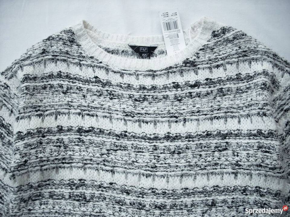 FF sweter puszysty ciepły HIT 42 XL nowy