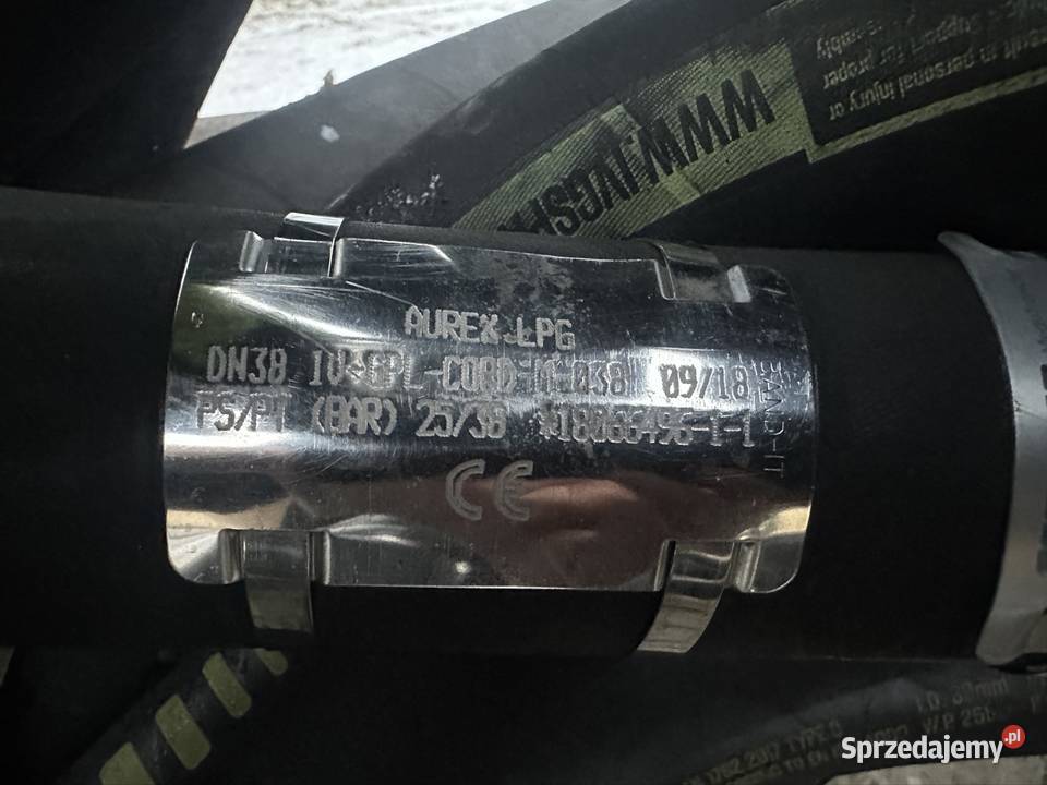 Przewód gumowy zbrojony wąż 5m odporny na olej i świętokrzyskie Jędrzejów