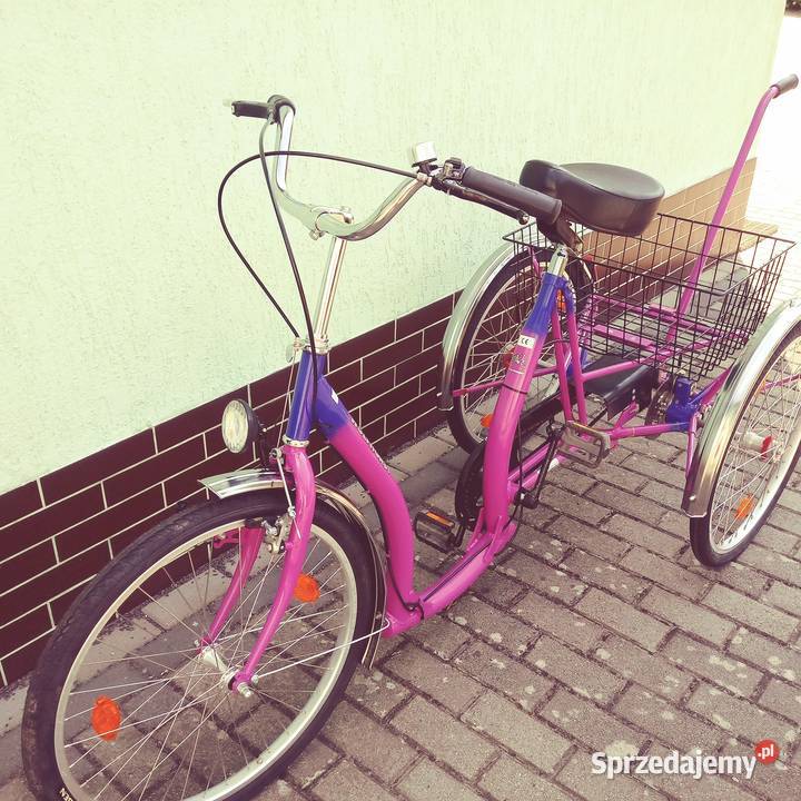 Rower trójkołowy rehabilitacyjny